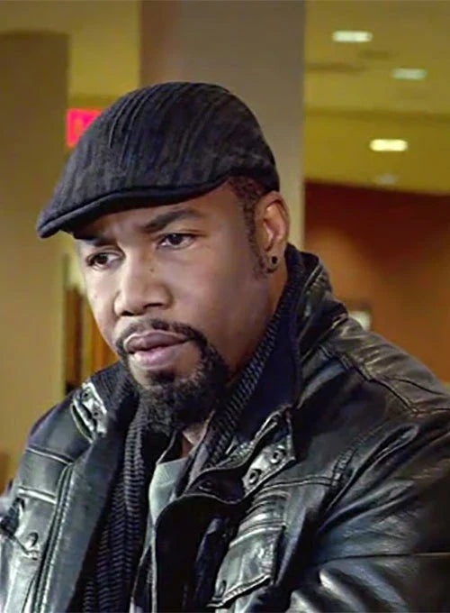 Premium leather jacket inspired by Michael Jai White in Chain of Command in United State Market