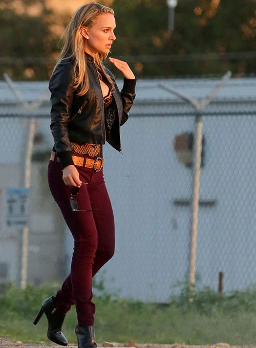 NATALIE PORTMAN LEATHER JACKET