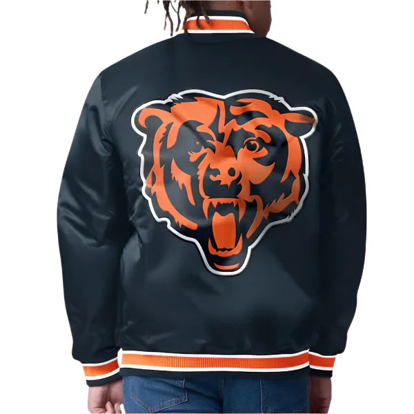 NFL Cincinnati Bengals satin varsity style bomber jacket in USA