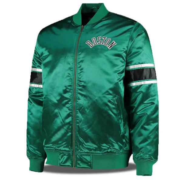 Shop NBA Boston Celtics Satin Jacket Men and Women
