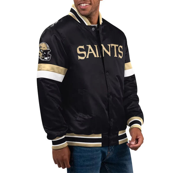 New Orleans Saints satin jacket for men and women in USA