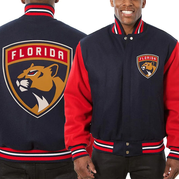 Shop NHL Florida Panthers Wool Jacket Men and Women