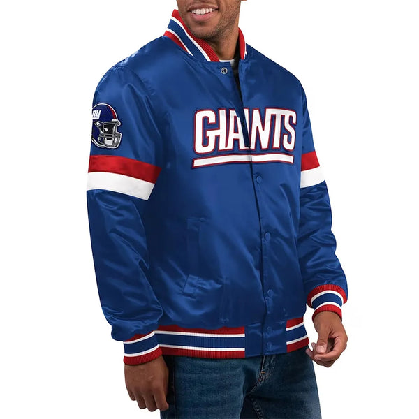Shop NFL New York Giants Satin Jacket Men and Women