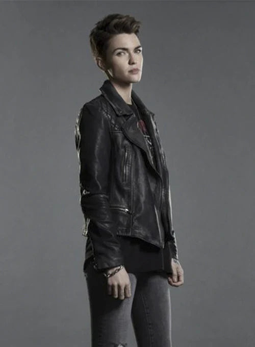 Shop RUBY ROSE BATWOMAN LEATHER JACKET