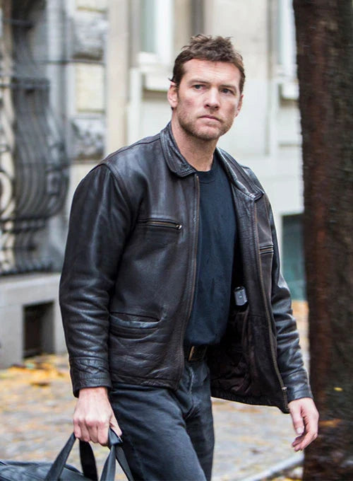 Sam Worthington Inspired Leather Jacket