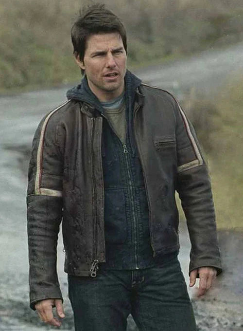 Tom Cruise's tough-guy leather jacket from War of the Worlds in USA market