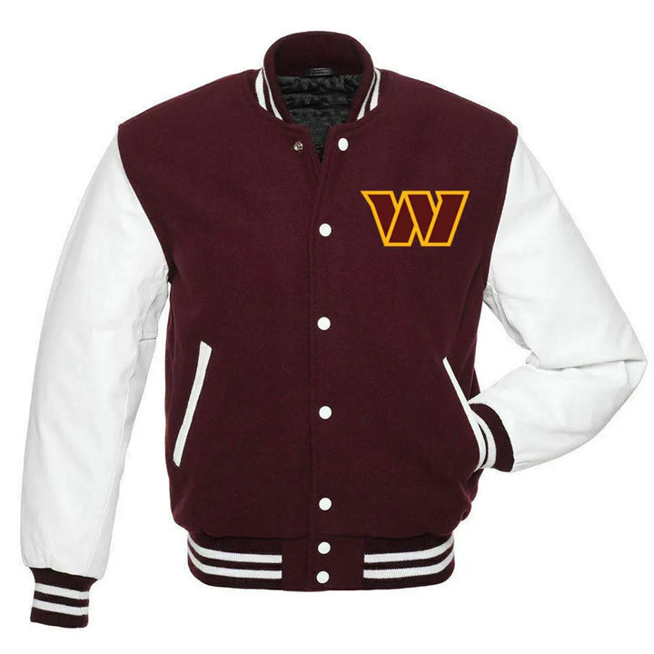 Stylish Washington Commanders wool jacket designed for both men and women in USA