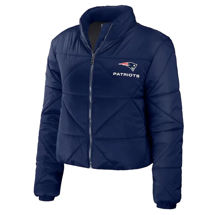 Lightweight NFL women's nylon jacket with Patriots logo in USA