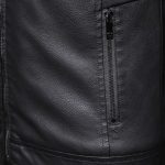 Winter Thick Black & Brown Leather Jacket For Men