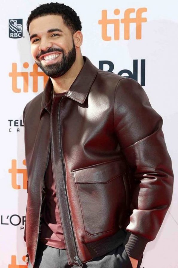 Aubrey-Drake-Graham-Maroon-Jacket-595×793-1