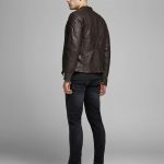 Bomber Slim Body Sheep Skin Leather Jacket For Men