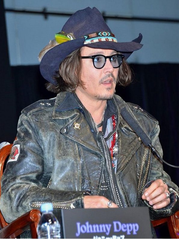 Johnny-Depp-Distressed-Black-Jacket