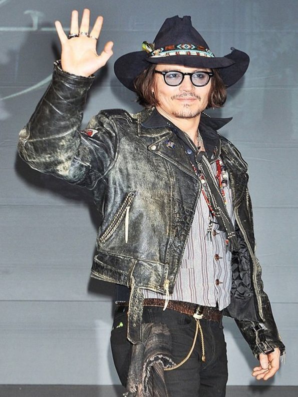 Johnny-Depp-Distressed-Leather-Jacket