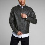 Exclusive Plain Black Round Neck Jacket For Men