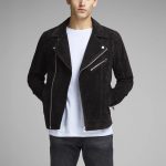 Classical Winter Genuine Suede Leather Jacket For Men