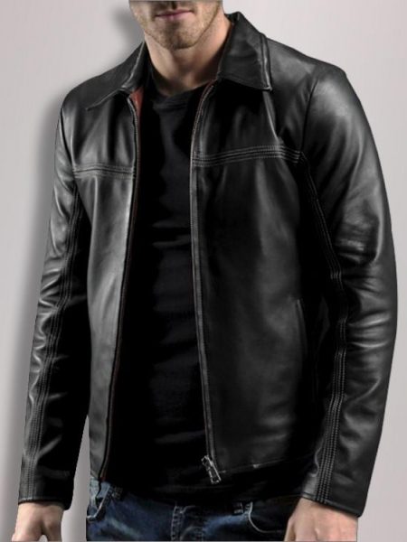 British thriller movie Layer Cake Leather Jacket For Men