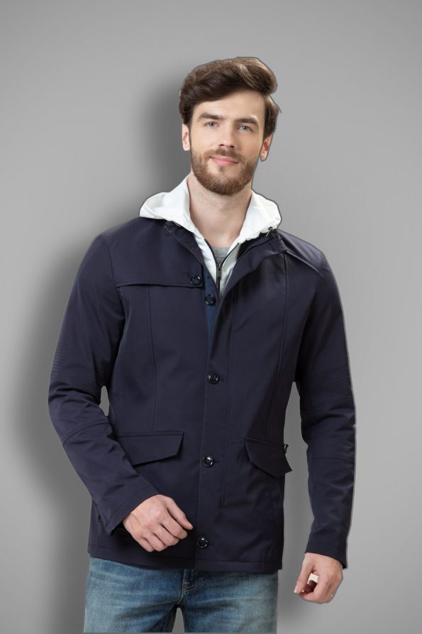 Fabric Fashion Hoodie Jacket For Men