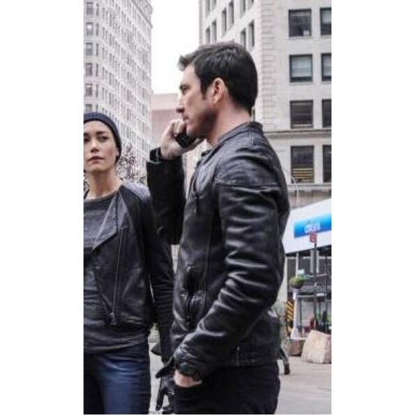 HOSTAGES DYLAN MCDERMOTT LEATHER JACKET Celebrity