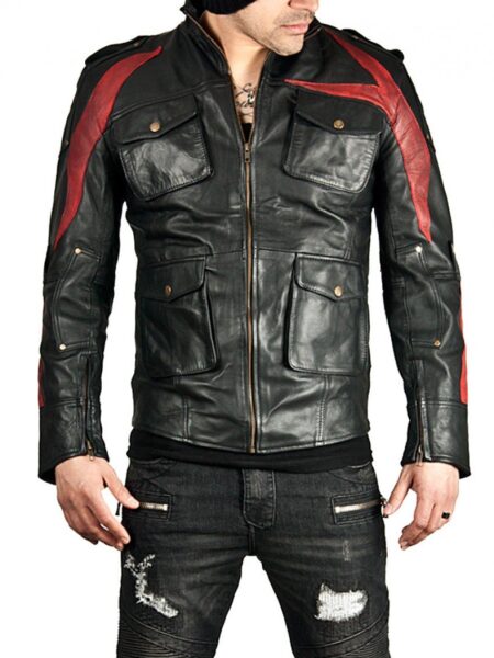 Prototype 2 Game Alex Mercer Cosplay James Heller Black Leather Jacket Celebrity