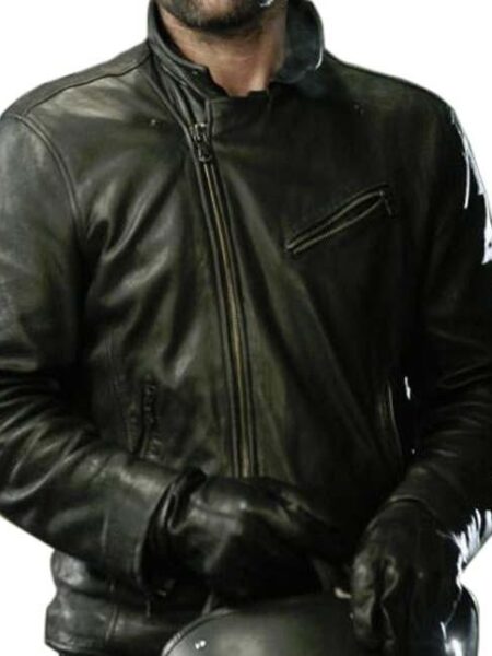 Once Upon A Time August Booth Leather Jacket Celebrity