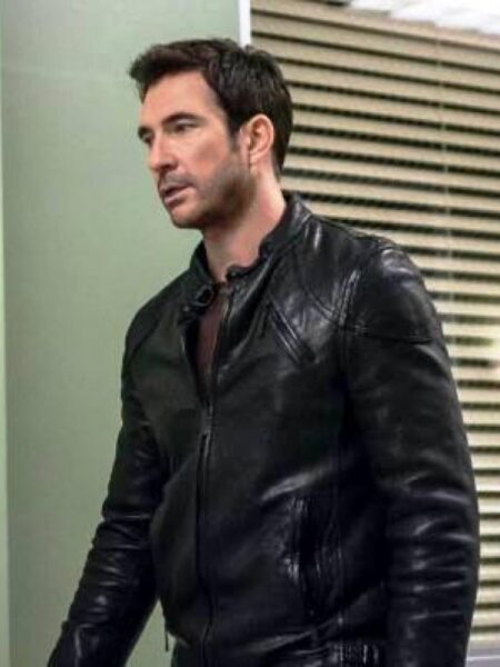 HOSTAGES DYLAN MCDERMOTT LEATHER JACKET Celebrity