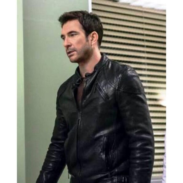 HOSTAGES DYLAN MCDERMOTT LEATHER JACKET Celebrity