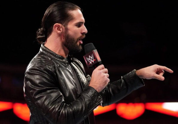 WWE Seth Rollins Black Stylish Leather Jacket Celebrity