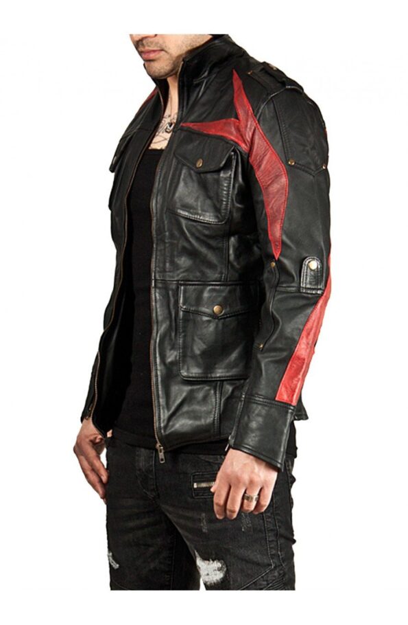 Prototype 2 Game Alex Mercer Cosplay James Heller Black Leather Jacket Celebrity