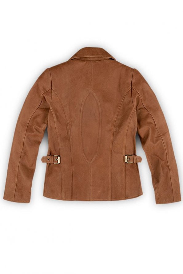 Loving Jennifer Lopez Gigli Leather Jacket For Women stylish back