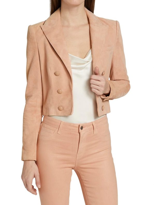 New Stylish look Suede Leather Jacket For Women