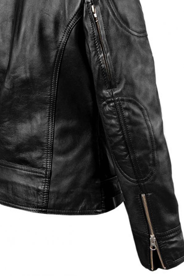 Sarah Connor Terminator Genisys Leather Jacket Sleeves