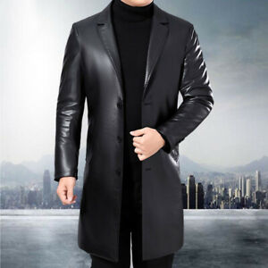 Men's Trench Leather Coats