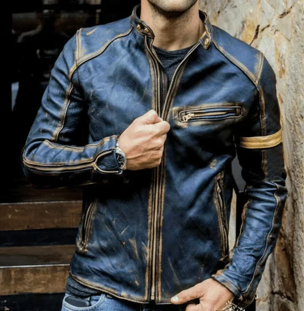 men vintage leather jackets collection