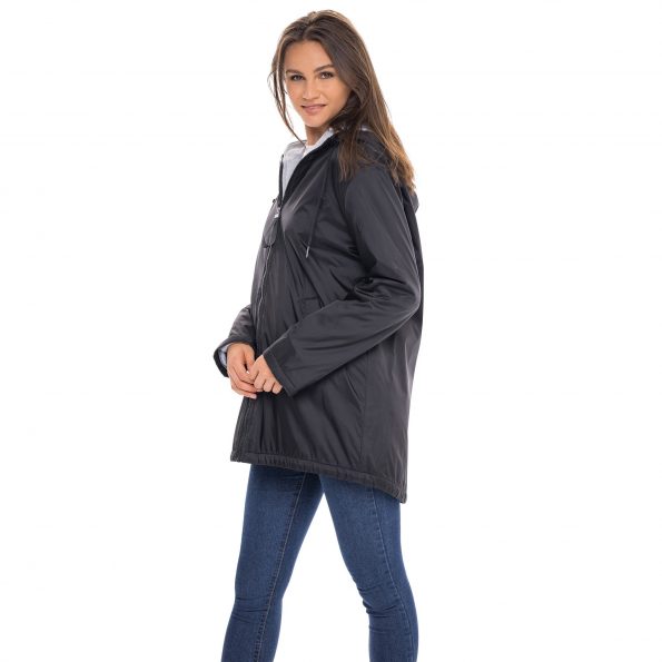 Windbreaker Rain Jacket For Women Side pose