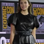 Doctor-Strange-2022-Elizabeth-Olsen-Black-Peplum-Top-1